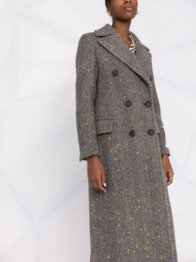 Golden Goose Jas met visgraat patroon Bruin