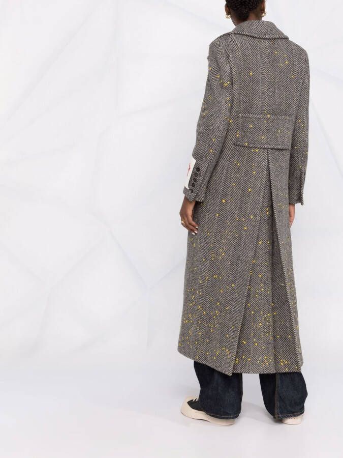 Golden Goose Jas met visgraat patroon Bruin