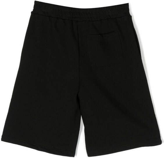 Golden Goose Kids Bermuda shorts met logoprint Zwart