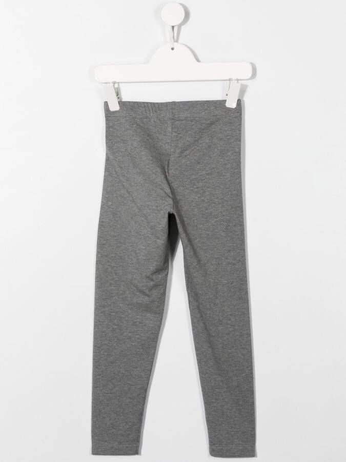 Golden Goose Kids Legging met logoprint Grijs