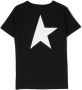 Golden Goose Kids T-shirt met logoprint Zwart - Thumbnail 2