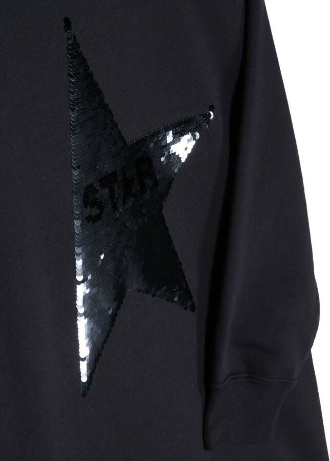 Golden Goose Kids Sweaterjurk met pailletten Blauw