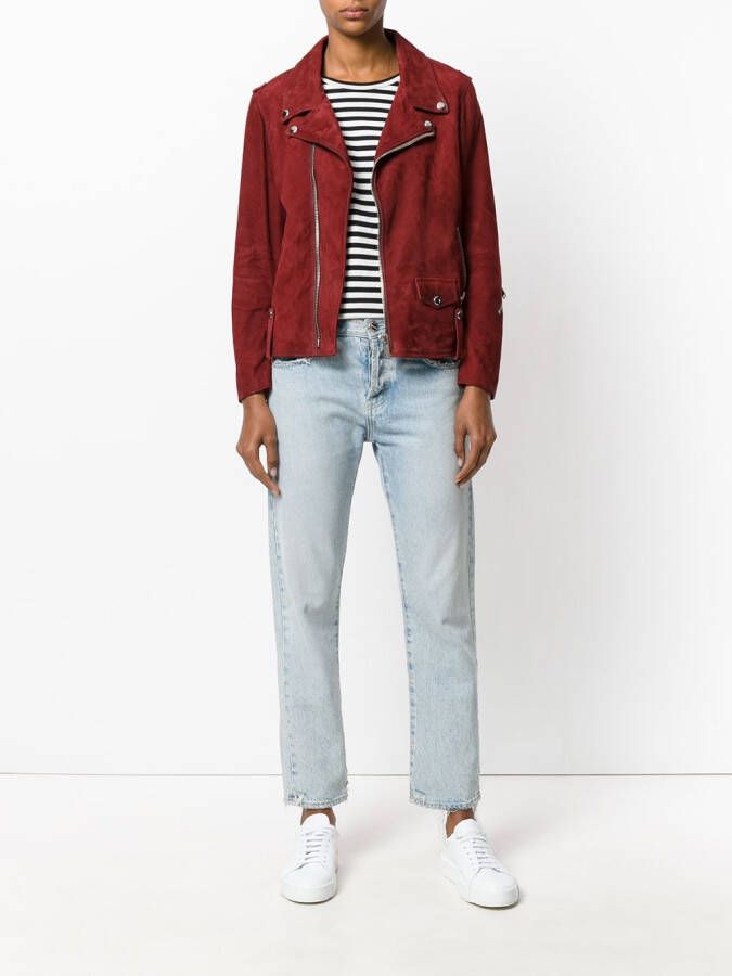 Golden Goose klassieke bikerjack Roze