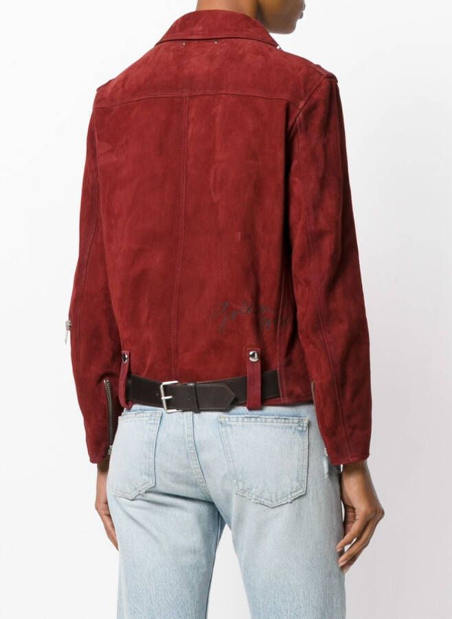 Golden Goose klassieke bikerjack Roze
