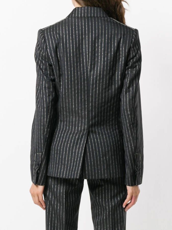 Golden Goose krijtstreep blazer Blauw