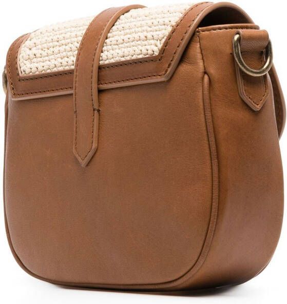 Golden Goose Leren crossbodytas Beige