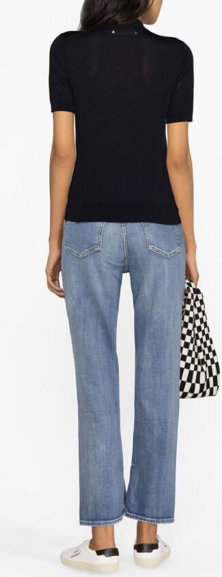 Golden Goose Glenda gebreide polotop Blauw