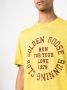 Golden Goose T-shirt met logoprint Geel - Thumbnail 5