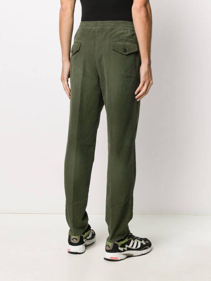 Golden Goose Ribfluwelen broek Groen