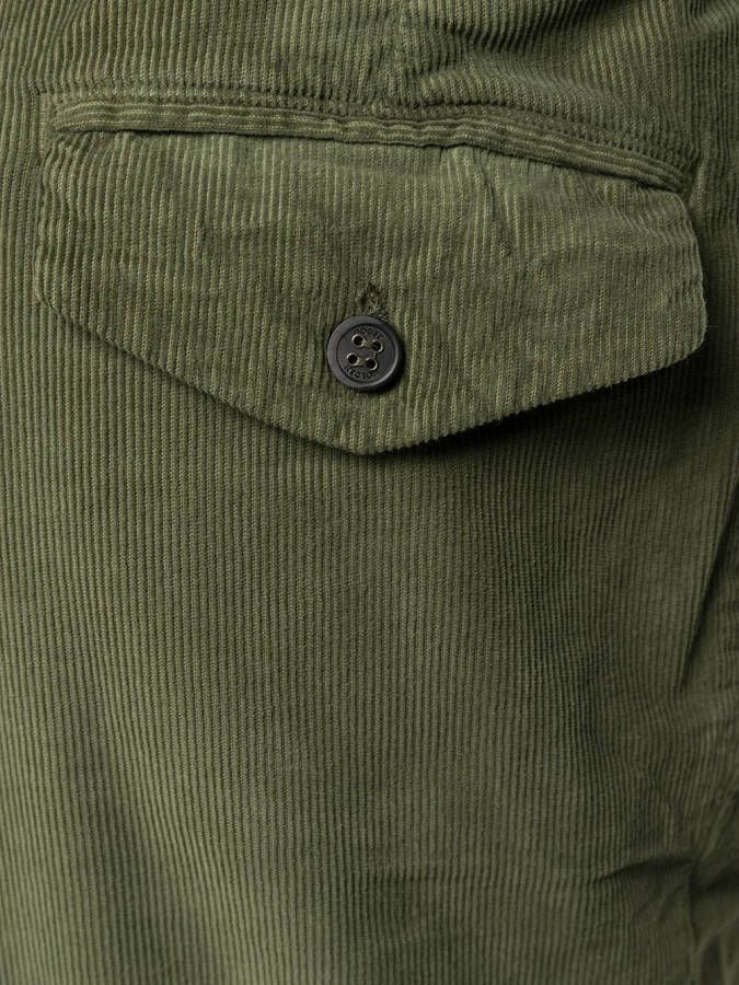 Golden Goose Ribfluwelen broek Groen