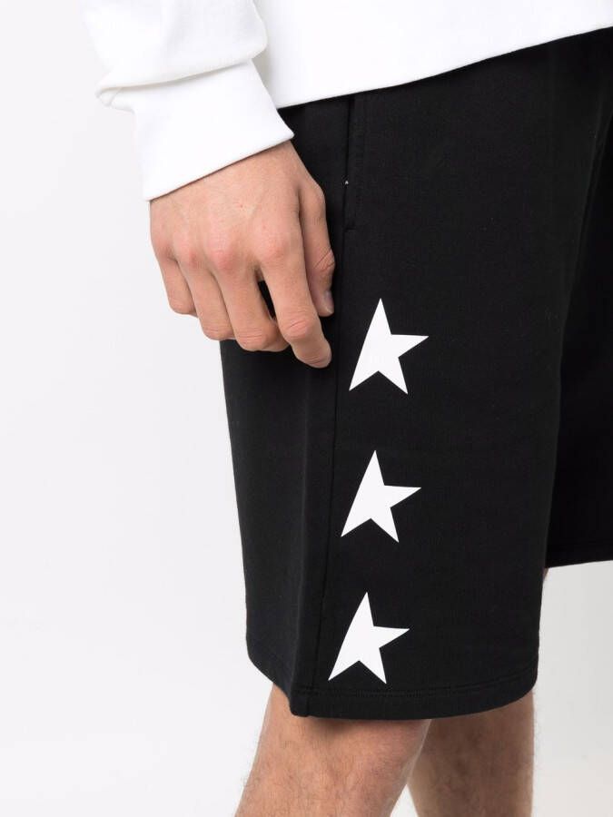 Golden Goose Shorts met sterrenprint Zwart