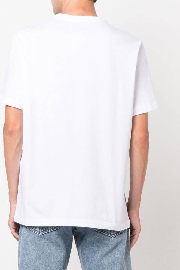 Golden Goose T-shirt met One Star-logo en korte mouwen Wit