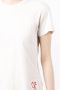 Golden Goose T-shirt met logopatch Wit - Thumbnail 5