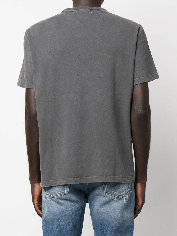 Golden Goose T-shirt met logoprint Grijs