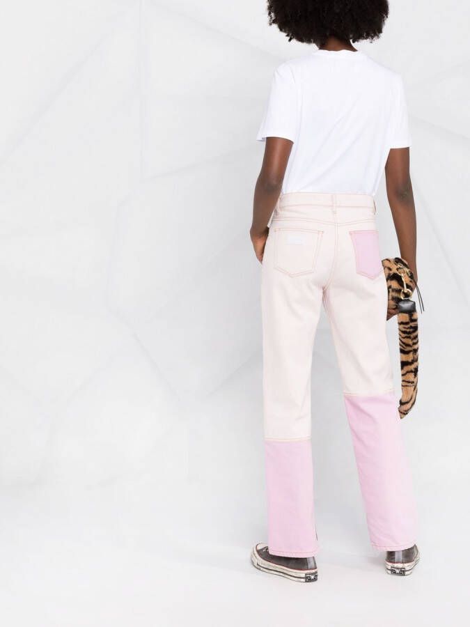 Golden Goose T-shirt met logoprint Wit