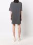 Golden Goose T-shirtjurk met logoprint Grijs - Thumbnail 4