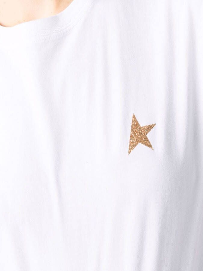 Golden Goose White Star Collection T-shirt Wit