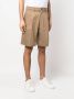 Golden Goose Bermuda shorts met wijde pijpen Beige - Thumbnail 3