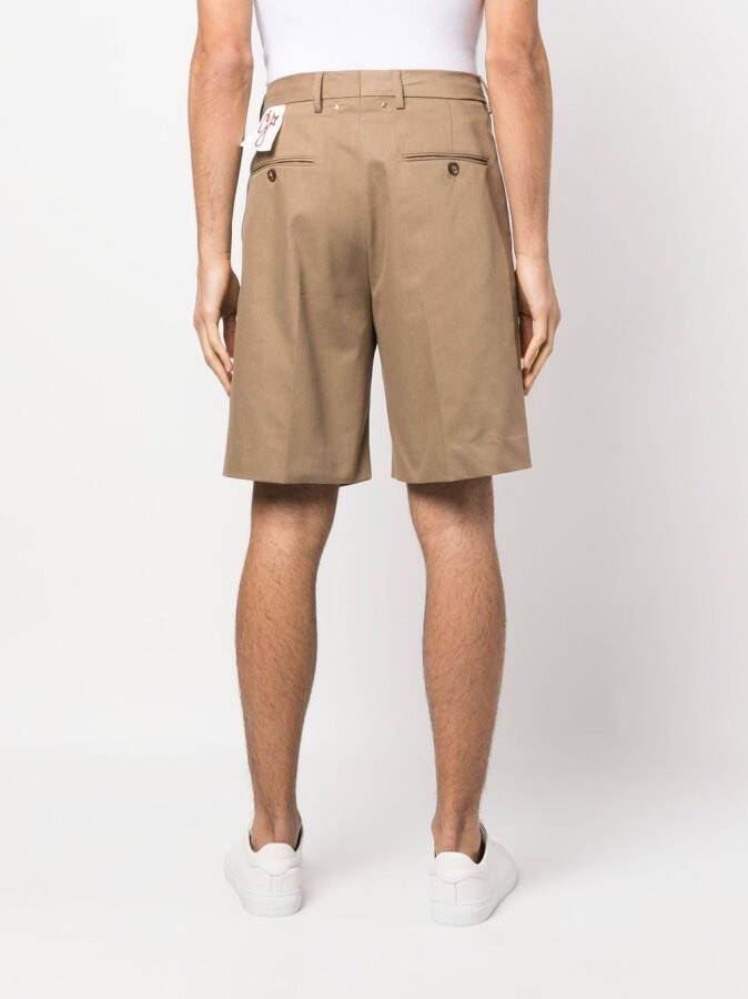 Golden Goose Bermuda shorts met wijde pijpen Beige