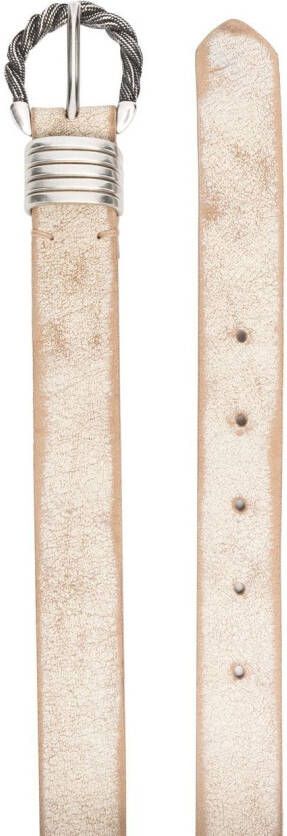 Golden Goose Riem met gedragen effect Wit