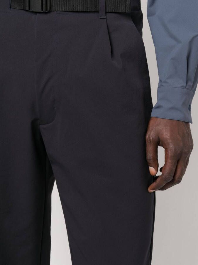 Goldwin Broek met ceintuur Blauw