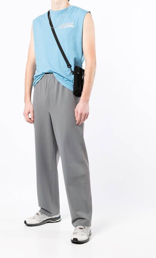 GR10K Broek met elastische taille Grijs