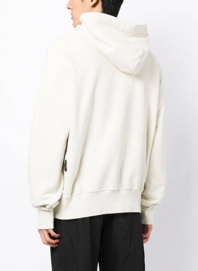 GR10K Hoodie met print Wit