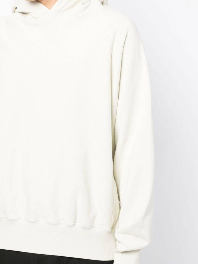 GR10K Hoodie met print Wit