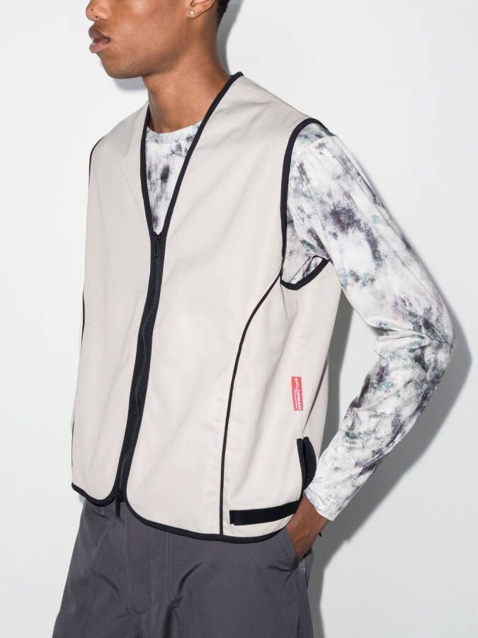 GR10K Gewatteerde bodywarmer Beige