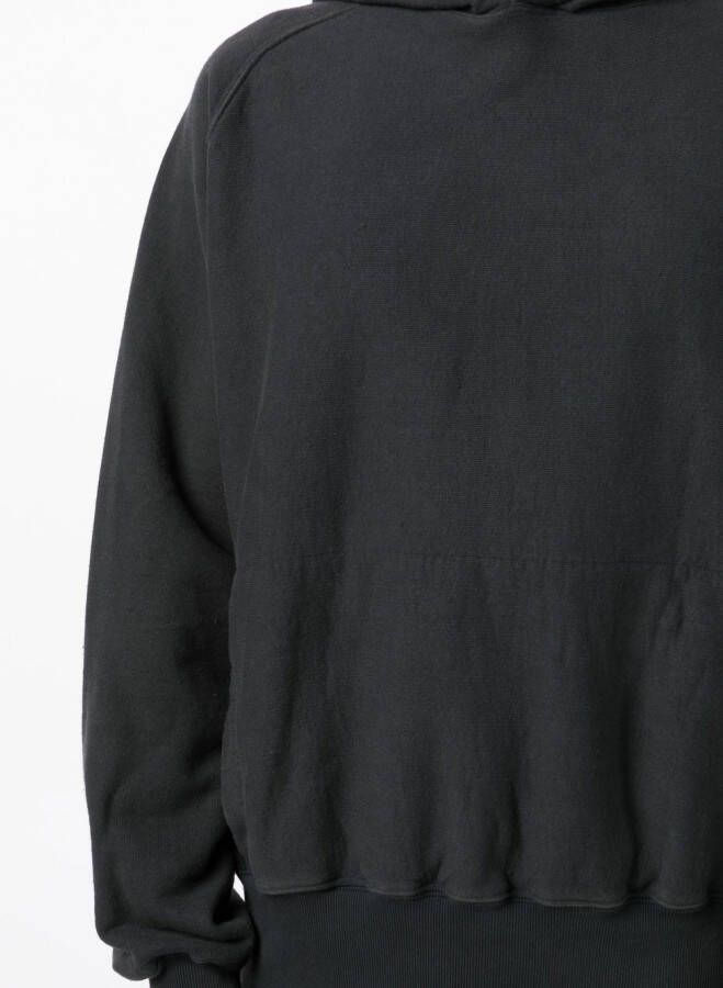 GR10K Katoenen hoodie Zwart