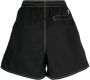 Gramicci Shorts met contrasterende stiksels Zwart - Thumbnail 2
