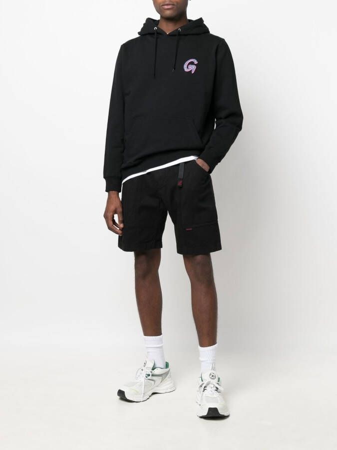Gramicci Shorts met gespdetail Zwart