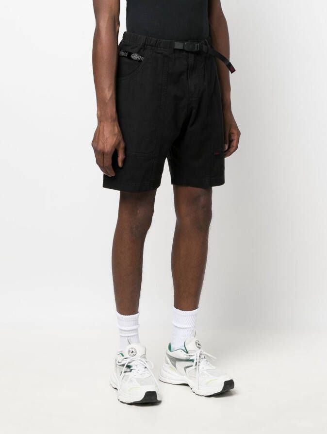 Gramicci Shorts met gespdetail Zwart