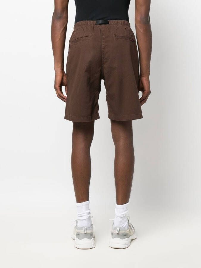 Gramicci Shorts met gespsluiting Bruin