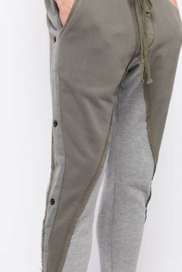 Greg Lauren Broek met patchwork Groen