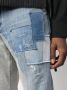 Greg Lauren Cropped jeans Blauw - Thumbnail 5