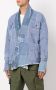 Greg Lauren Denim jack Blauw - Thumbnail 3