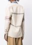 Greg Lauren Gestreept jack Beige - Thumbnail 4