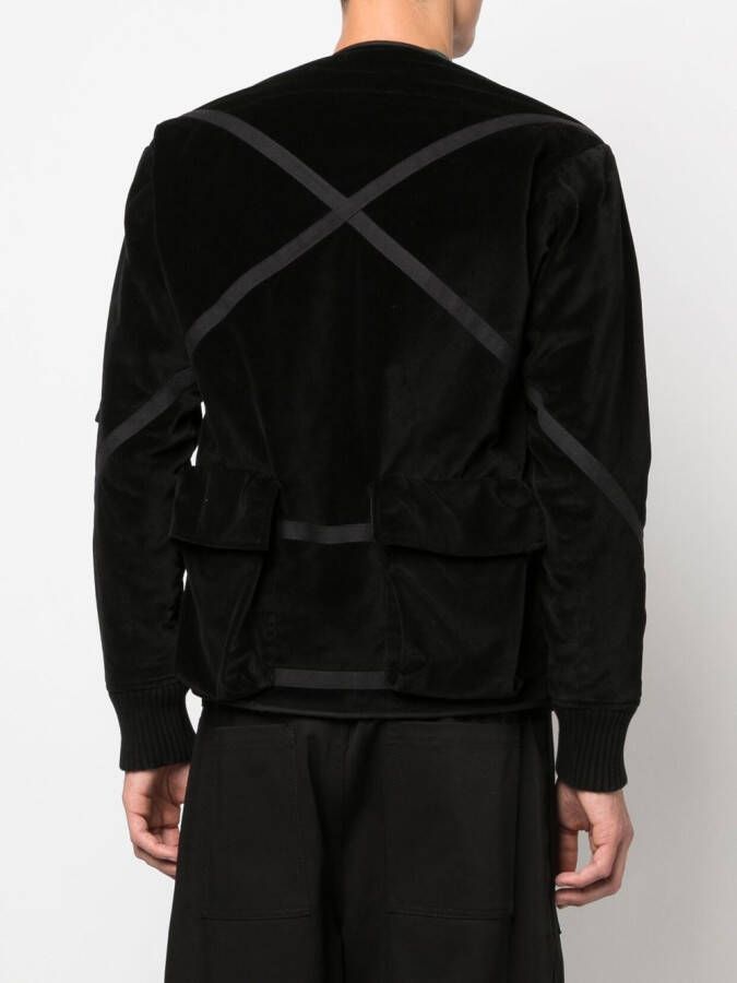 Greg Lauren Jack met patchwork Zwart