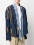 Greg Lauren Jas met patchwork Blauw - Thumbnail 4