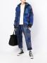 Greg Lauren Jas met patchwork Blauw - Thumbnail 2