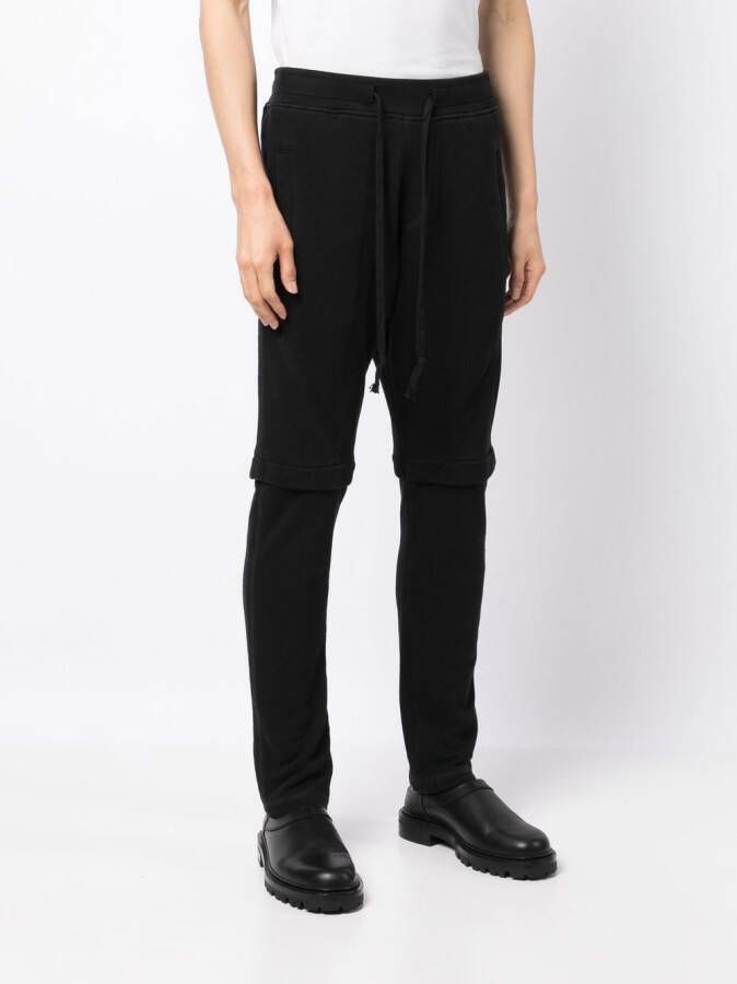 Greg Lauren Joggingbroek met trekkoord Zwart