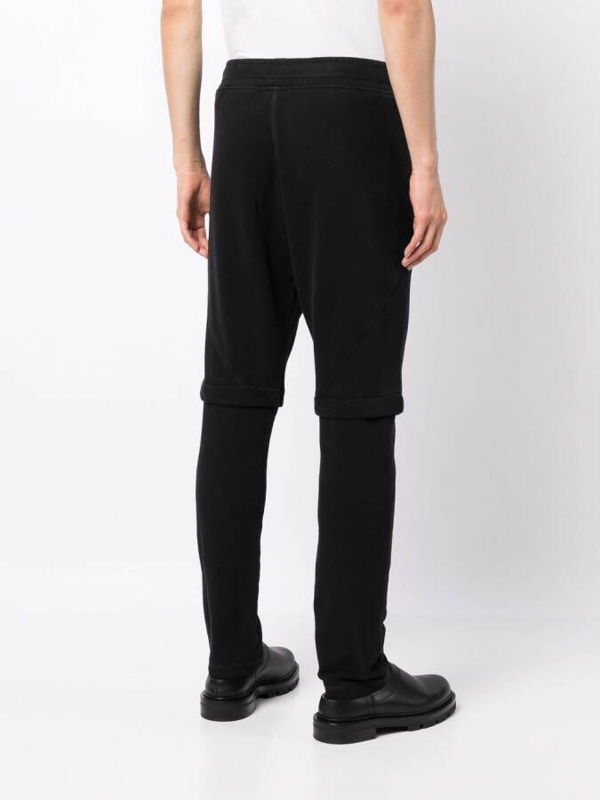 Greg Lauren Joggingbroek met trekkoord Zwart