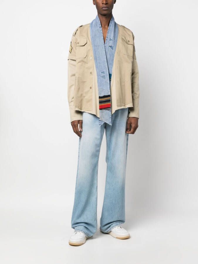 Greg Lauren Katoenen jack Beige