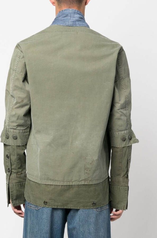 Greg Lauren Katoenen jack Groen