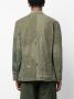 Greg Lauren Blazer met enkele rij knopen Groen - Thumbnail 4