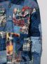 Greg Lauren Overhemd met patchwork Blauw - Thumbnail 5