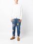 Greg Lauren Shorts met patch-detail Blauw - Thumbnail 2