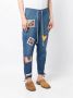 Greg Lauren Shorts met patch-detail Blauw - Thumbnail 3