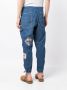 Greg Lauren Shorts met patch-detail Blauw - Thumbnail 4
